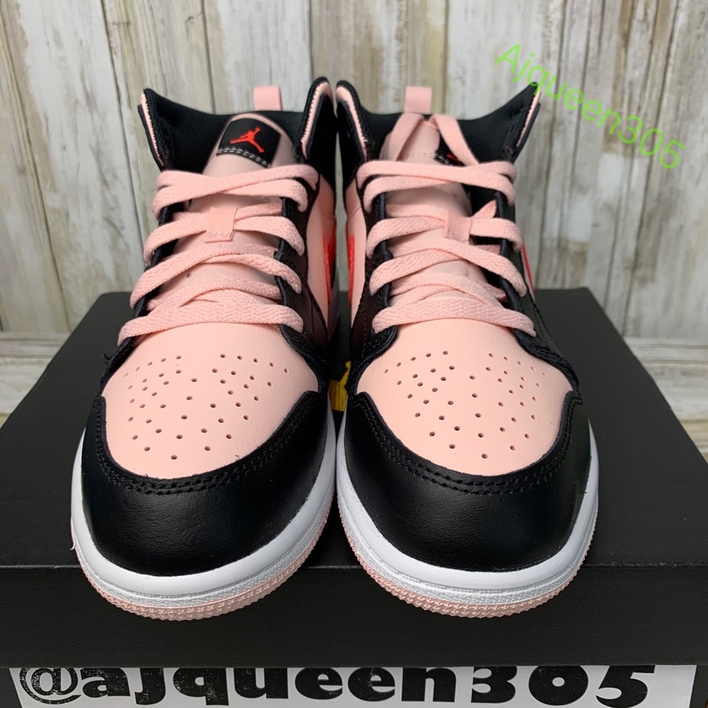Air Jordan Mid Pink Punch GS - Picture 4 of 6